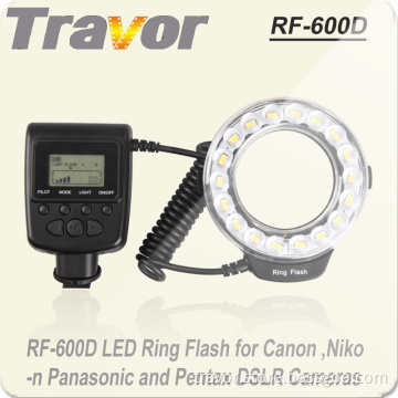 Travor New Macro LED Ring Flash RF-600d for Nikon/Canon/Olympurs
